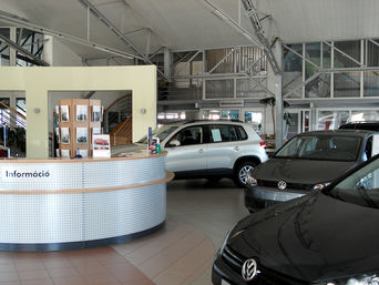 Volkswagen bemutatóterem - Közösségi tér
